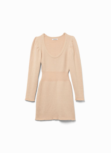 Rib Stitch U-neck Underwear