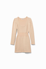 Rib Stitch U-neck Underwear