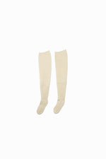 Shetland Rib Stitch Thigh-high Socks