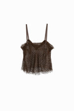 Dots Embroidery Tulle Camisole 