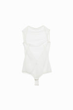 Sheer Back Open Bodysuit