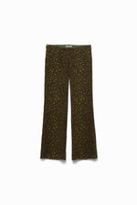 Boucle Jacquard Low-waist Trousers