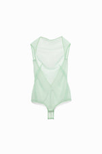 Sheer Back Open Bodysuit