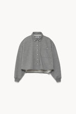 Sweat Snap Button-up Shirt