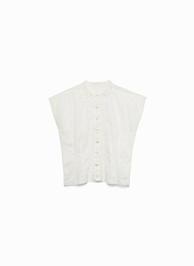 Khadi sleeveless shirt