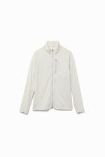 Nylon Jersey Zip-up Top