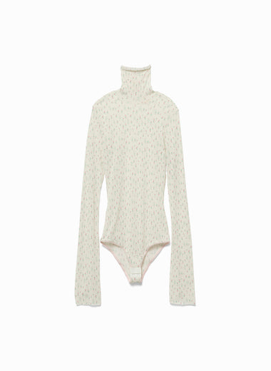 Stocking Jersey Turtleneck Bodysuit