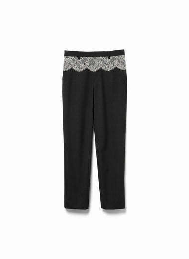 Suiting Lace Waist Pants