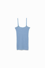 Gauze Drop-needle Ribbed Cami Sweater