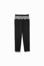 Suiting Lace Waist Pants