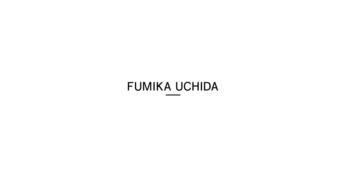 FUMIKA_UCHIDA ONLINE STORE – FUMIKA_UCHIDA
